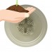 2 Pack of 9.5 Inch Latte Quartz Plastic Self Watering Flare Flower Pot or Garden Planter   